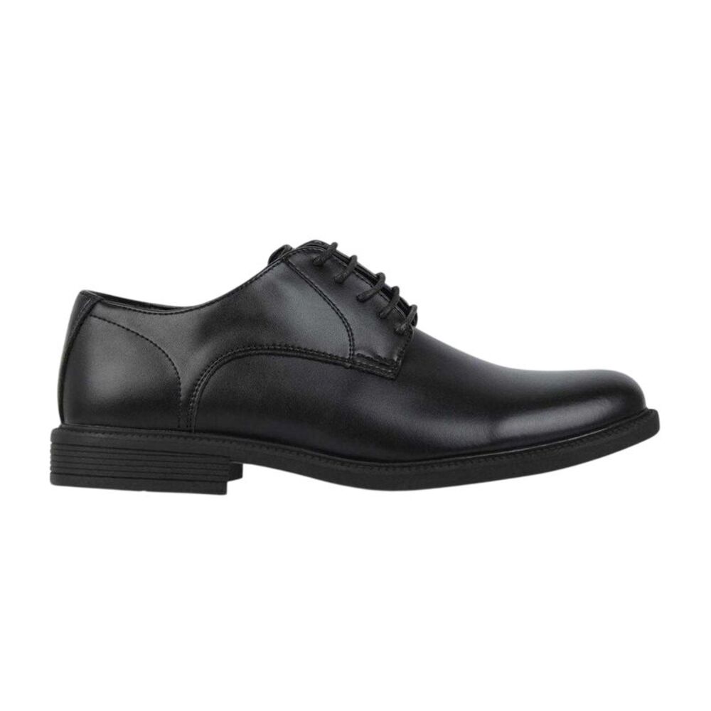 Giorgio Mens Flat Derby Shoes / Black